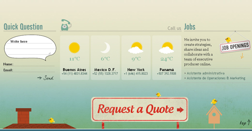 Contactform48 in Showcase of Creative (But Not Necessarily Usable) Contact Forms
