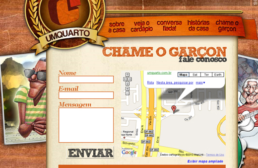 Contactform4 in Showcase of Creative (But Not Necessarily Usable) Contact Forms