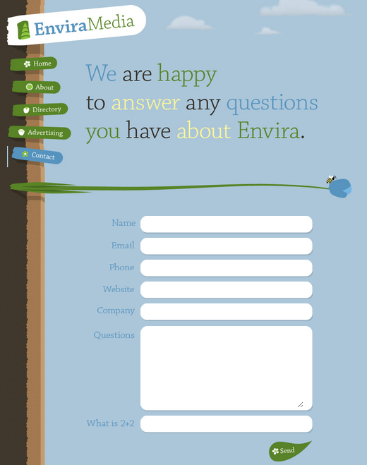 Contactform53 in Showcase of Creative (But Not Necessarily Usable) Contact Forms