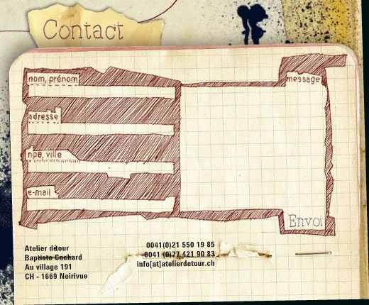 Contactform40 in Showcase of Creative (But Not Necessarily Usable) Contact Forms