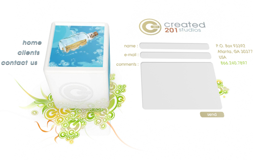 Contactform7 in Showcase of Creative (But Not Necessarily Usable) Contact Forms