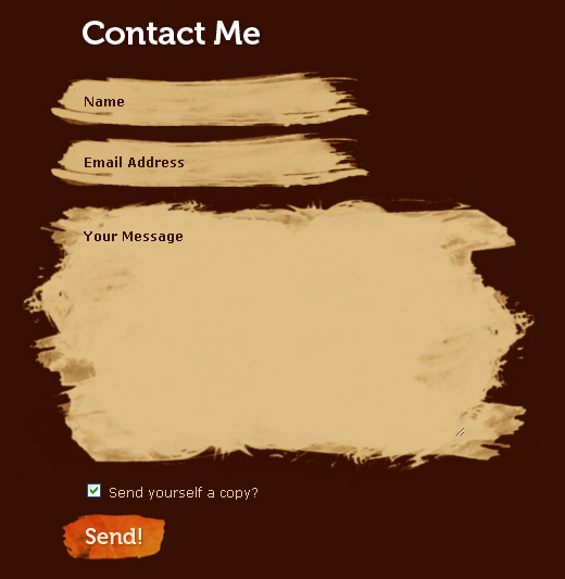 Contactform8 in Showcase of Creative (But Not Necessarily Usable) Contact Forms