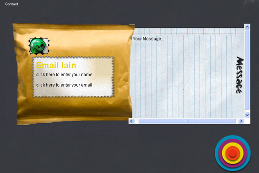 Contactform23 in Showcase of Creative (But Not Necessarily Usable) Contact Forms