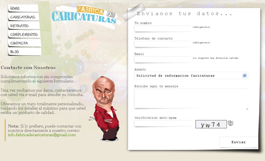 Contactform24 in Showcase of Creative (But Not Necessarily Usable) Contact Forms