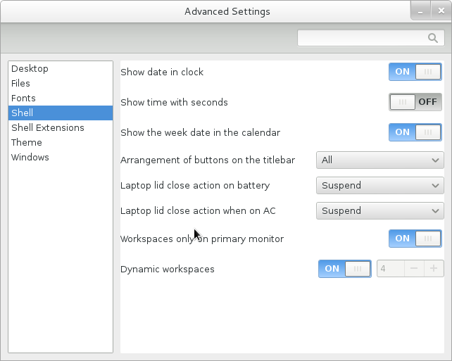 Gnome 3 настройки на ноуте HP ProBook 5330m