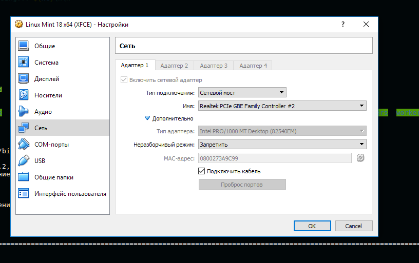 Проблема с SSL сертификатом (TSL sertificate) в VirtualBox