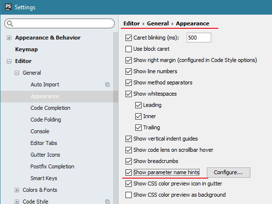 PhpStorm заметки