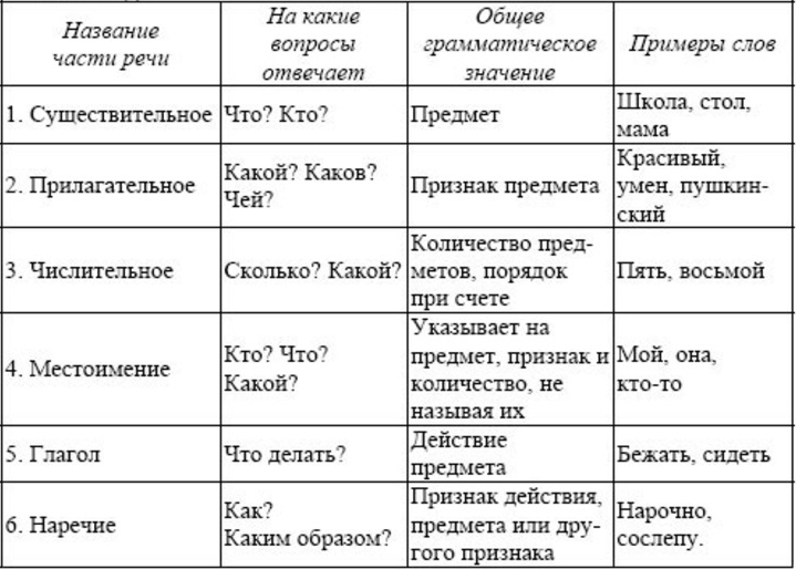 Опиши слово белки по плану на какой вопрос отвечает какой частью речи является что обозначает